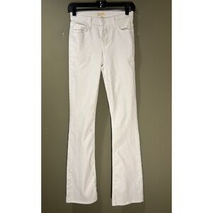 MOTHER White Flare Jeans